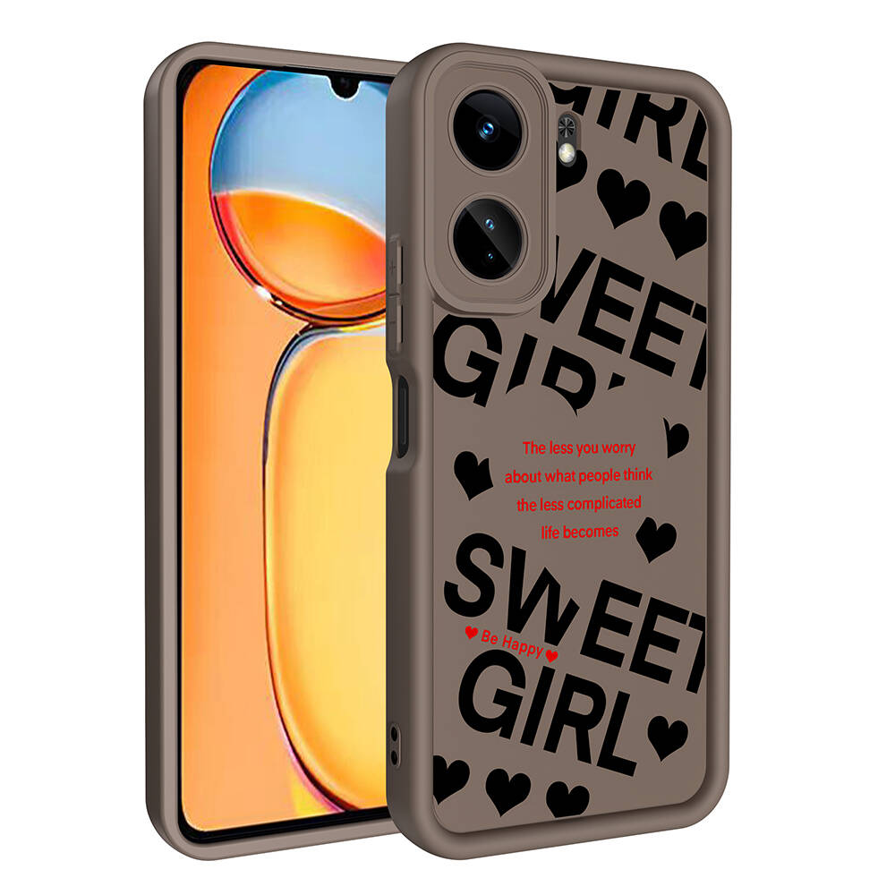 Xiaomi Poco C65 Uyumlu Kılıf Kamera Korumalı Baskılı Arka Yüzey Zore Klas Kapak - 1