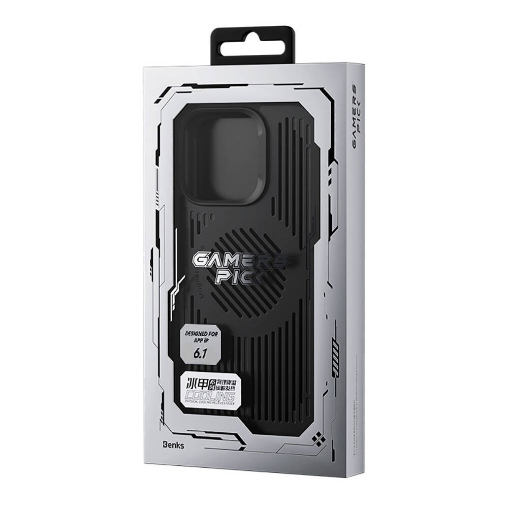 Apple iPhone 14 Pro Uyumlu Kılıf Magsafe Şarj Özellikli Düşme Dirençli Soğutucu Benks Biliz Kapak - 3