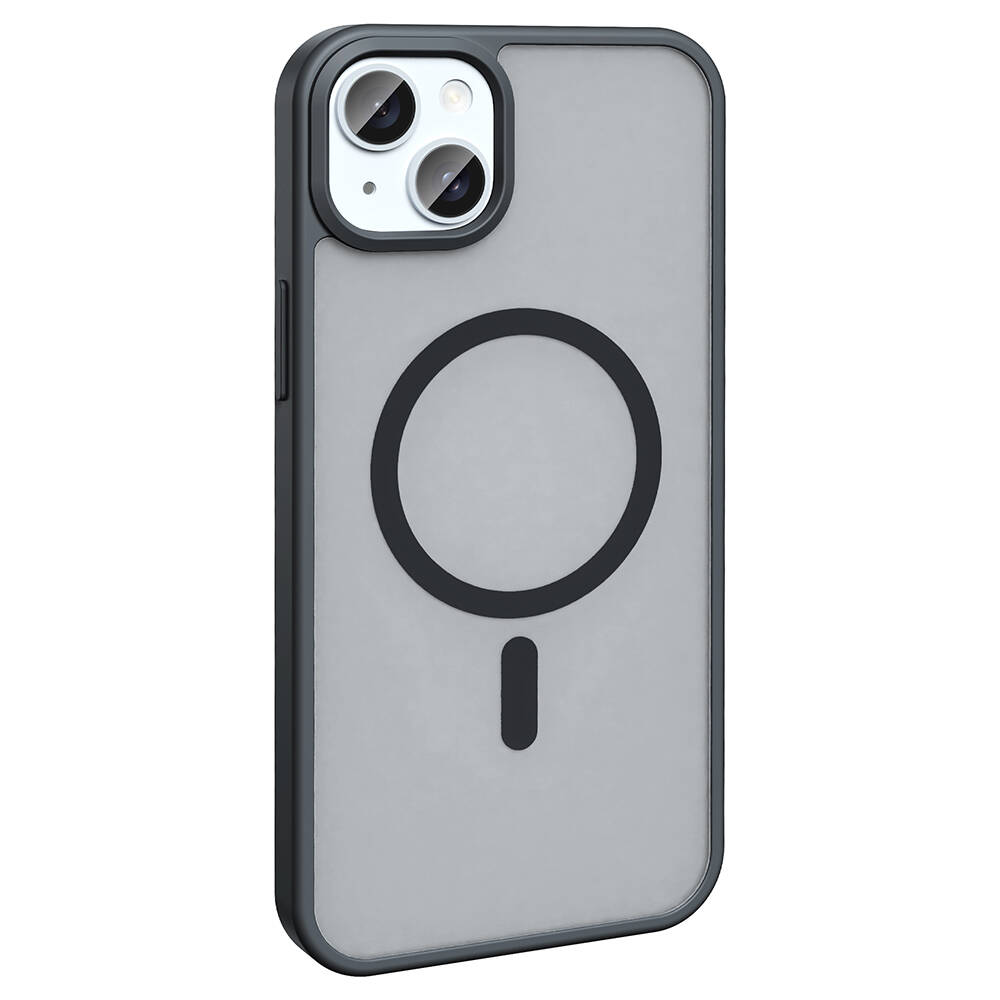 Apple iPhone 13 Uyumlu Kılıf Magsafe Şarj Özellikli Mat Arka Yüzey Zore Sio Kapak - 7