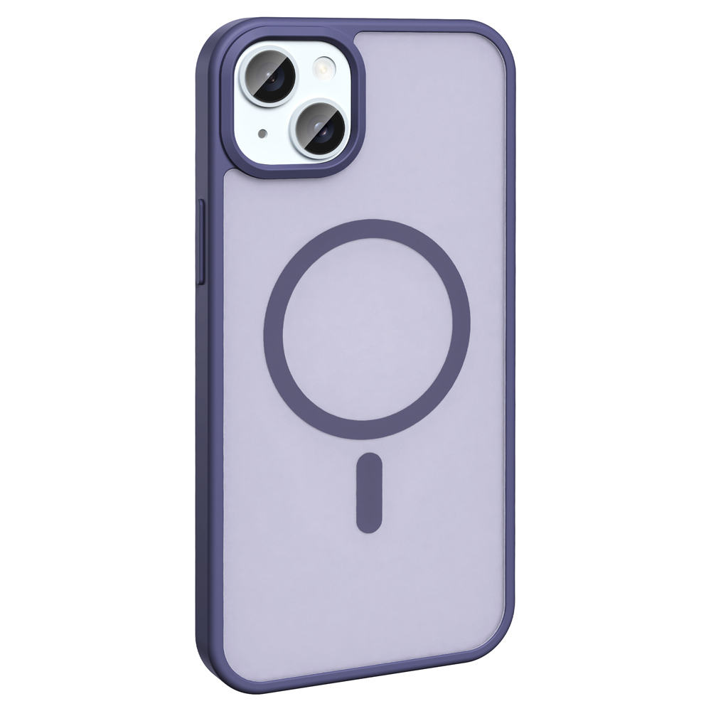 Apple iPhone 13 Uyumlu Kılıf Magsafe Şarj Özellikli Mat Arka Yüzey Zore Sio Kapak - 3