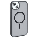 Apple iPhone 15 Plus Uyumlu Kılıf Magsafe Şarj Özellikli Mat Arka Yüzey Zore Sio Kapak - 12