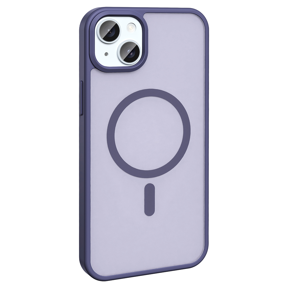 Apple iPhone 15 Plus Uyumlu Kılıf Magsafe Şarj Özellikli Mat Arka Yüzey Zore Sio Kapak - 14