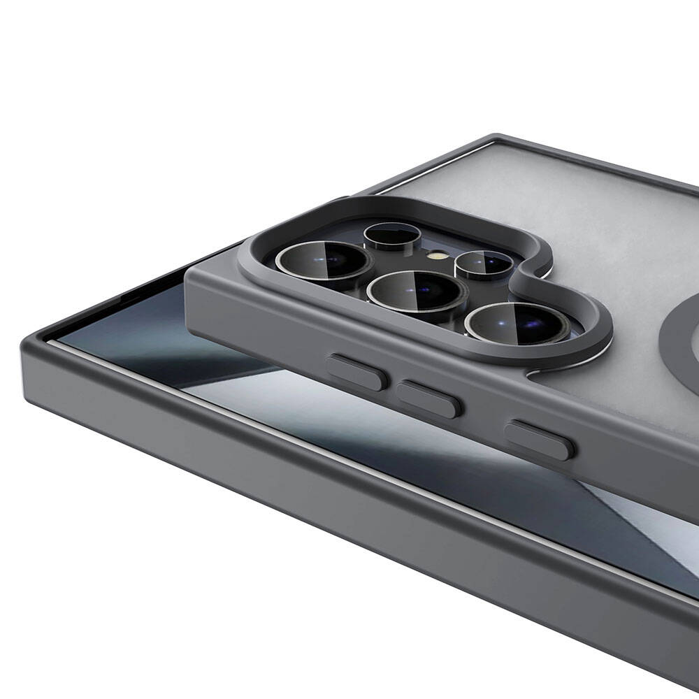 Samsung Galaxy S23 Ultra Uyumlu Kılıf Magsafe Şarj Özellikli Mat Arka Yüzey Zore Sio Kapak - 1