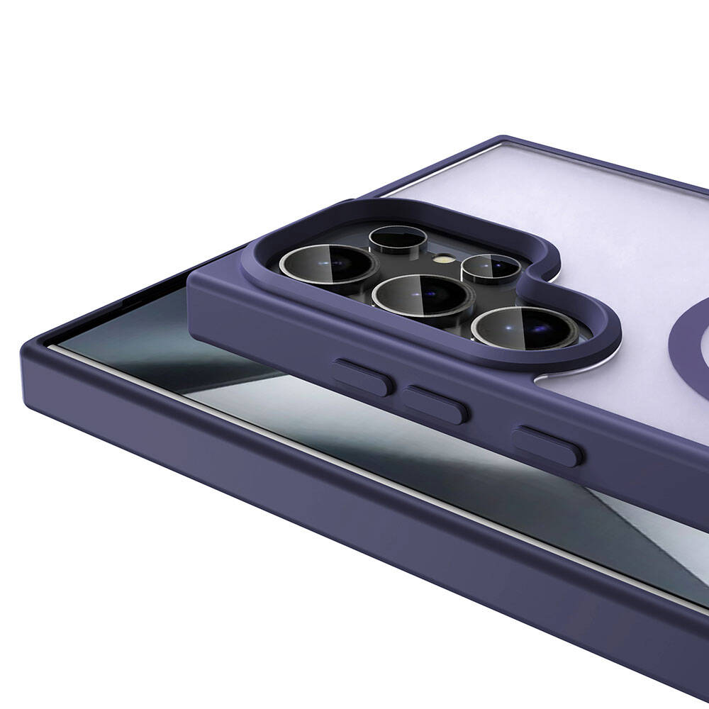 Samsung Galaxy S23 Ultra Uyumlu Kılıf Magsafe Şarj Özellikli Mat Arka Yüzey Zore Sio Kapak - 2