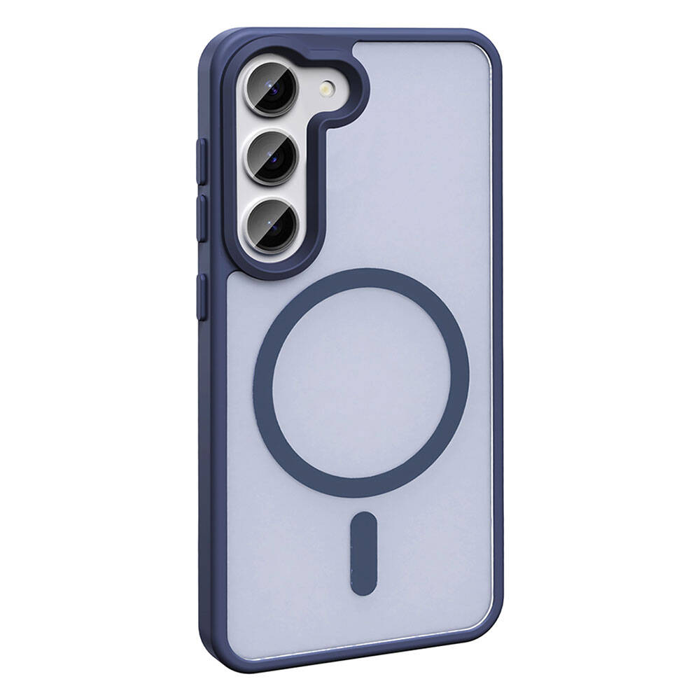 Samsung Galaxy S23 Uyumlu Kılıf Magsafe Şarj Özellikli Mat Arka Yüzey Zore Sio Kapak - 4