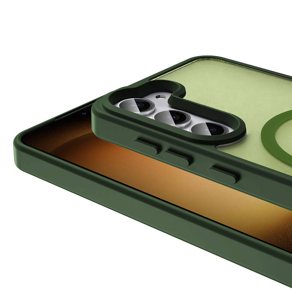 Samsung Galaxy S23 Uyumlu Kılıf Magsafe Şarj Özellikli Mat Arka Yüzey Zore Sio Kapak - 7