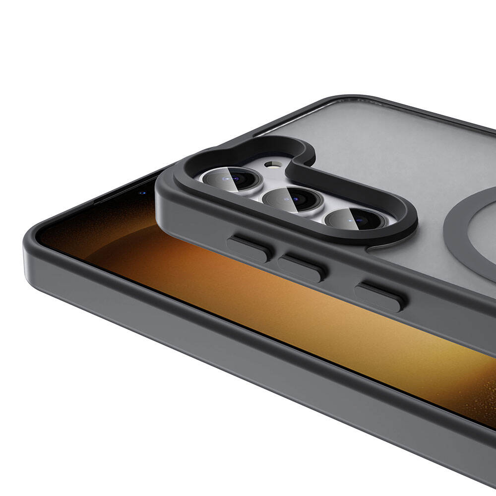 Samsung Galaxy S23 Uyumlu Kılıf Magsafe Şarj Özellikli Mat Arka Yüzey Zore Sio Kapak - 11