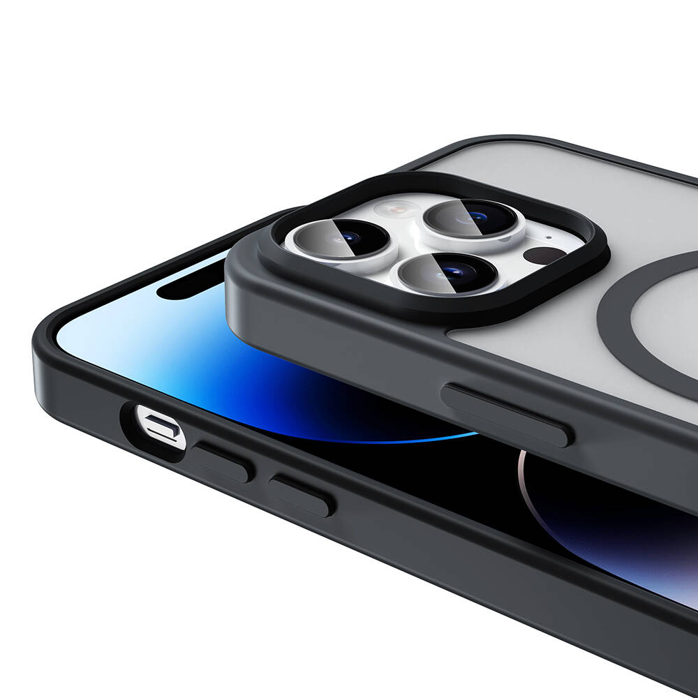 Apple iPhone 14 Pro Max Uyumlu Kılıf Magsafe Şarj Özellikli Mat Arka Yüzey Zore Sio Kapak - 7