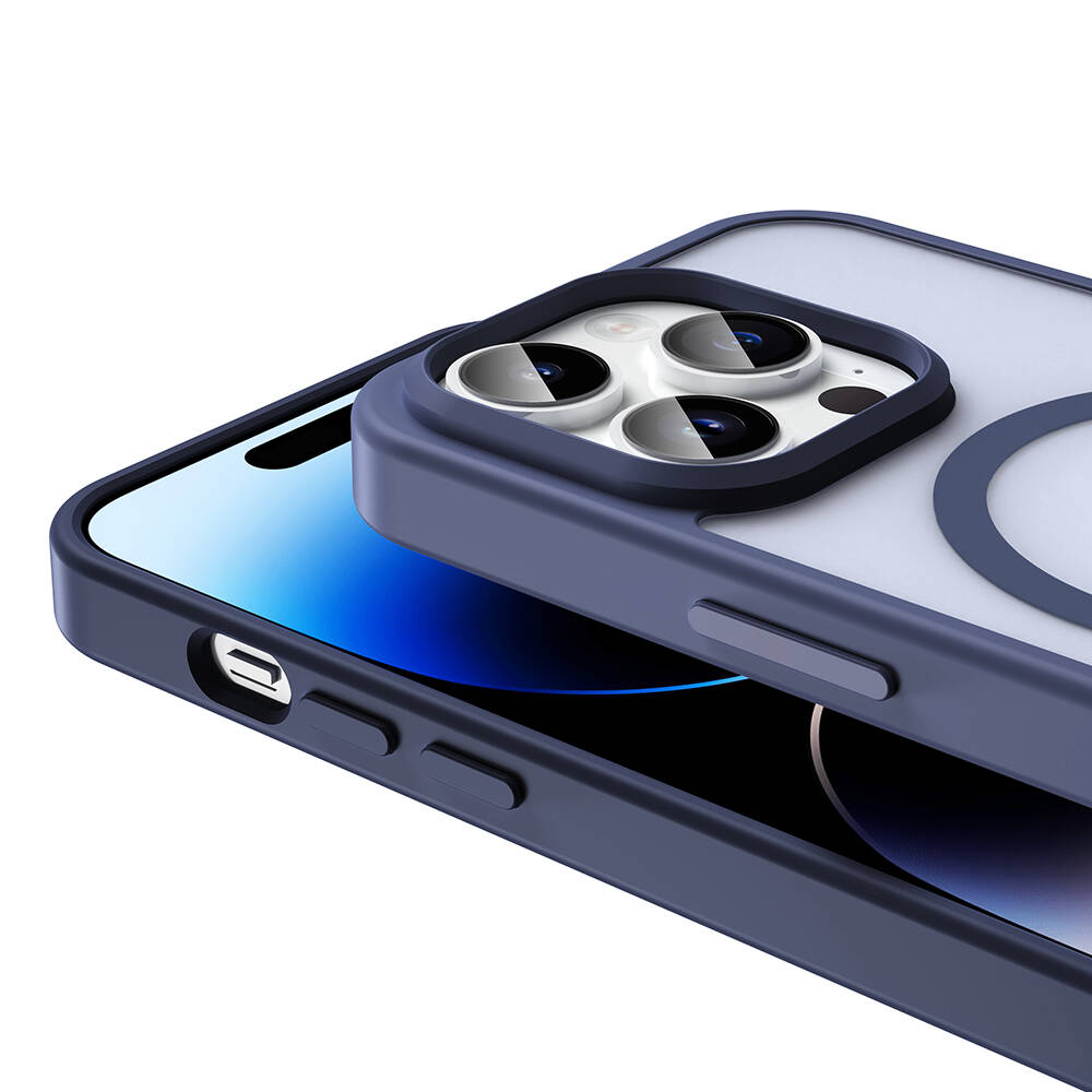 Apple iPhone 14 Pro Max Uyumlu Kılıf Magsafe Şarj Özellikli Mat Arka Yüzey Zore Sio Kapak - 8