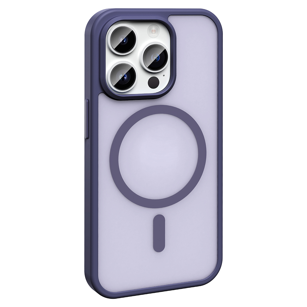 Apple iPhone 14 Pro Max Uyumlu Kılıf Magsafe Şarj Özellikli Mat Arka Yüzey Zore Sio Kapak - 11