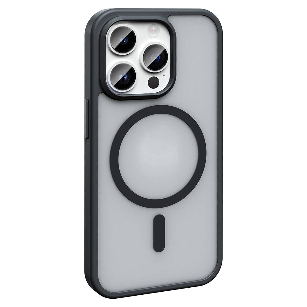 Apple iPhone 14 Pro Uyumlu Kılıf Magsafe Şarj Özellikli Mat Arka Yüzey Zore Sio Kapak - 3