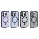 Apple iPhone 14 Pro Uyumlu Kılıf Magsafe Şarj Özellikli Mat Arka Yüzey Zore Sio Kapak - 9