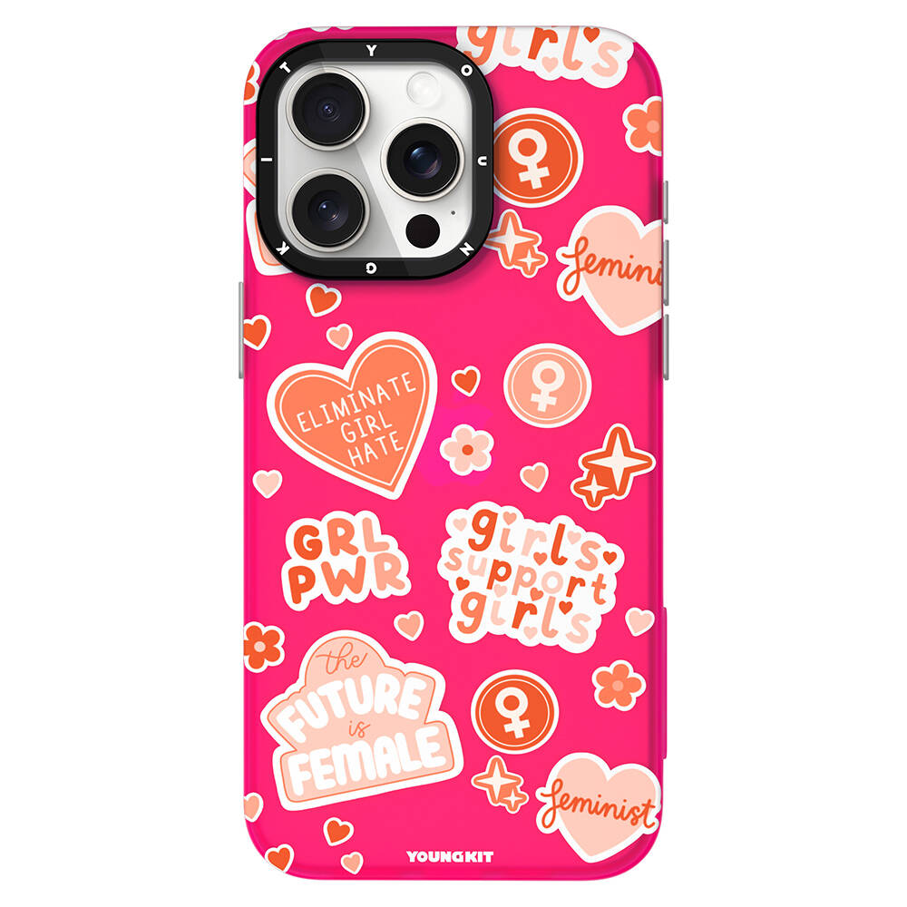 Apple iPhone 15 Pro Uyumlu Kılıf Bethany Green Tasarımlı Youngkit Sweet Language Kapak - 3