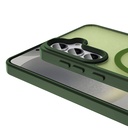 Samsung Galaxy S24 Uyumlu Kılıf Magsafe Şarj Özellikli Mat Arka Yüzey Zore Sio Kapak - 3