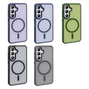 Samsung Galaxy S24 Uyumlu Kılıf Magsafe Şarj Özellikli Mat Arka Yüzey Zore Sio Kapak - 6