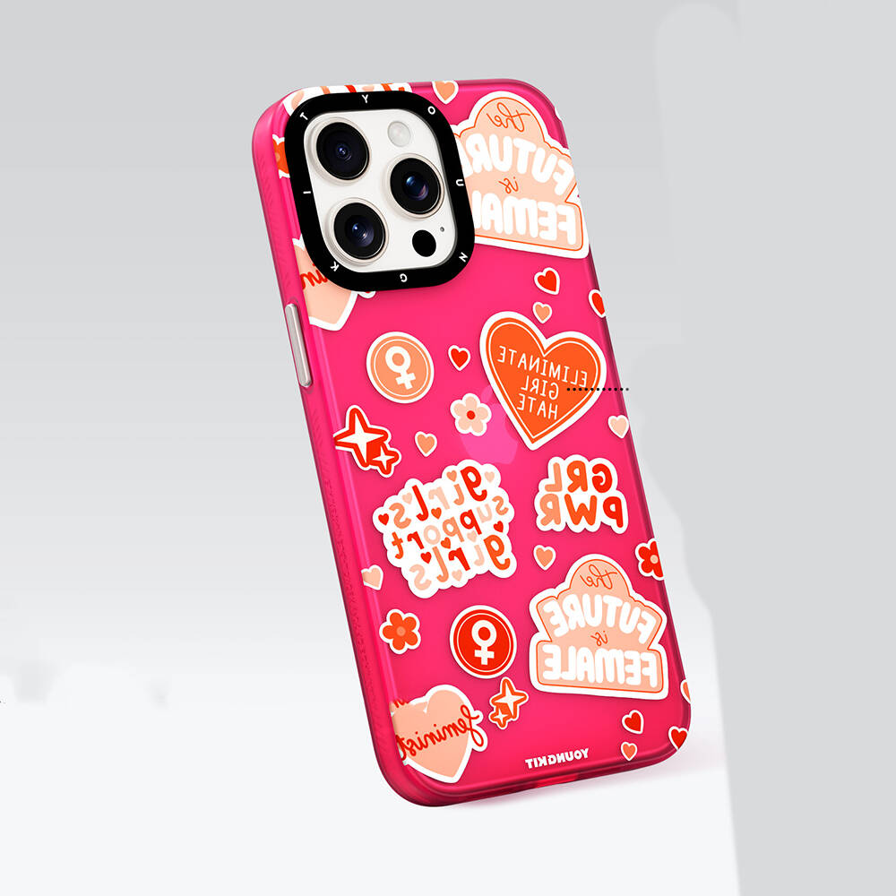 Apple iPhone 15 Pro Uyumlu Kılıf Bethany Green Tasarımlı Youngkit Sweet Language Kapak - 10