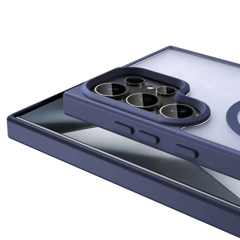 Samsung Galaxy S24 Ultra Uyumlu Kılıf Magsafe Şarj Özellikli Mat Arka Yüzey Zore Sio Kapak - 5