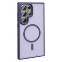 Samsung Galaxy S24 Ultra Uyumlu Kılıf Magsafe Şarj Özellikli Mat Arka Yüzey Zore Sio Kapak - 10