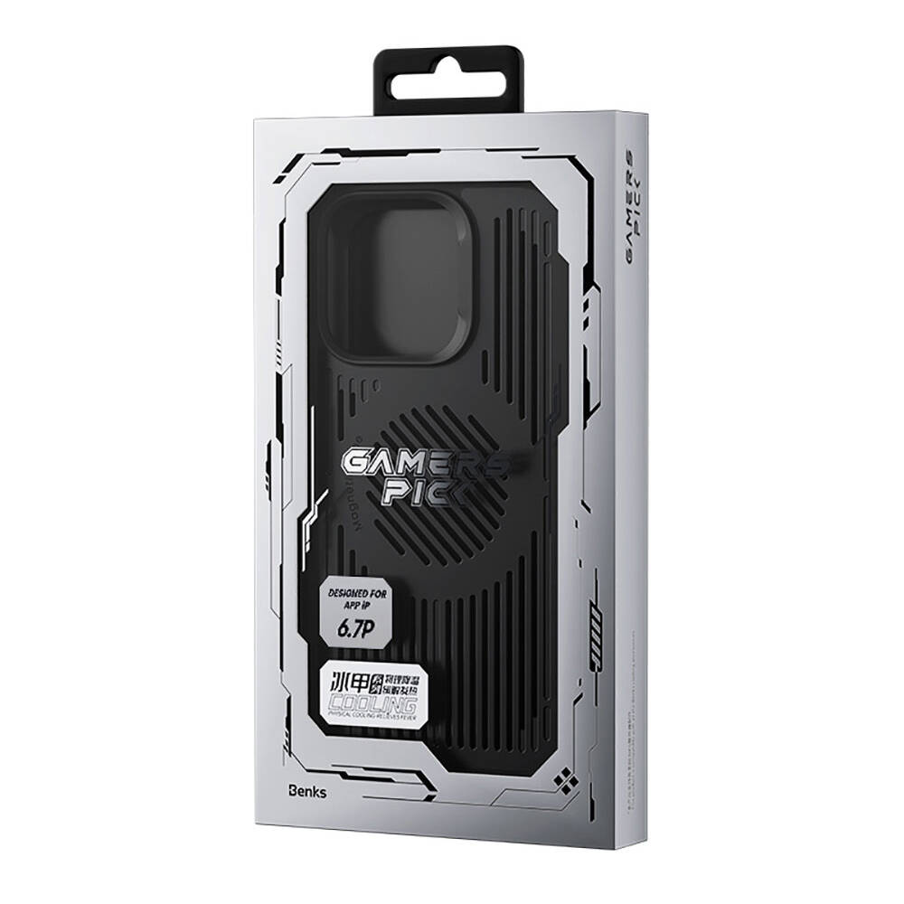 Apple iPhone 14 Plus Uyumlu Kılıf Magsafe Şarj Özellikli Düşme Dirençli Soğutucu Benks Biliz Kapak - 3