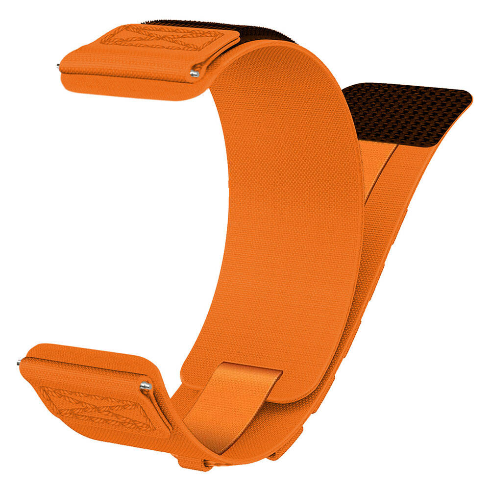 Xiaomi  Amazfit Pace Uyumlu Zore KRD-112 22mm Orbital Örgülü Halat Tasarımlı Naylon Kumaş Hasır Kordon - 11