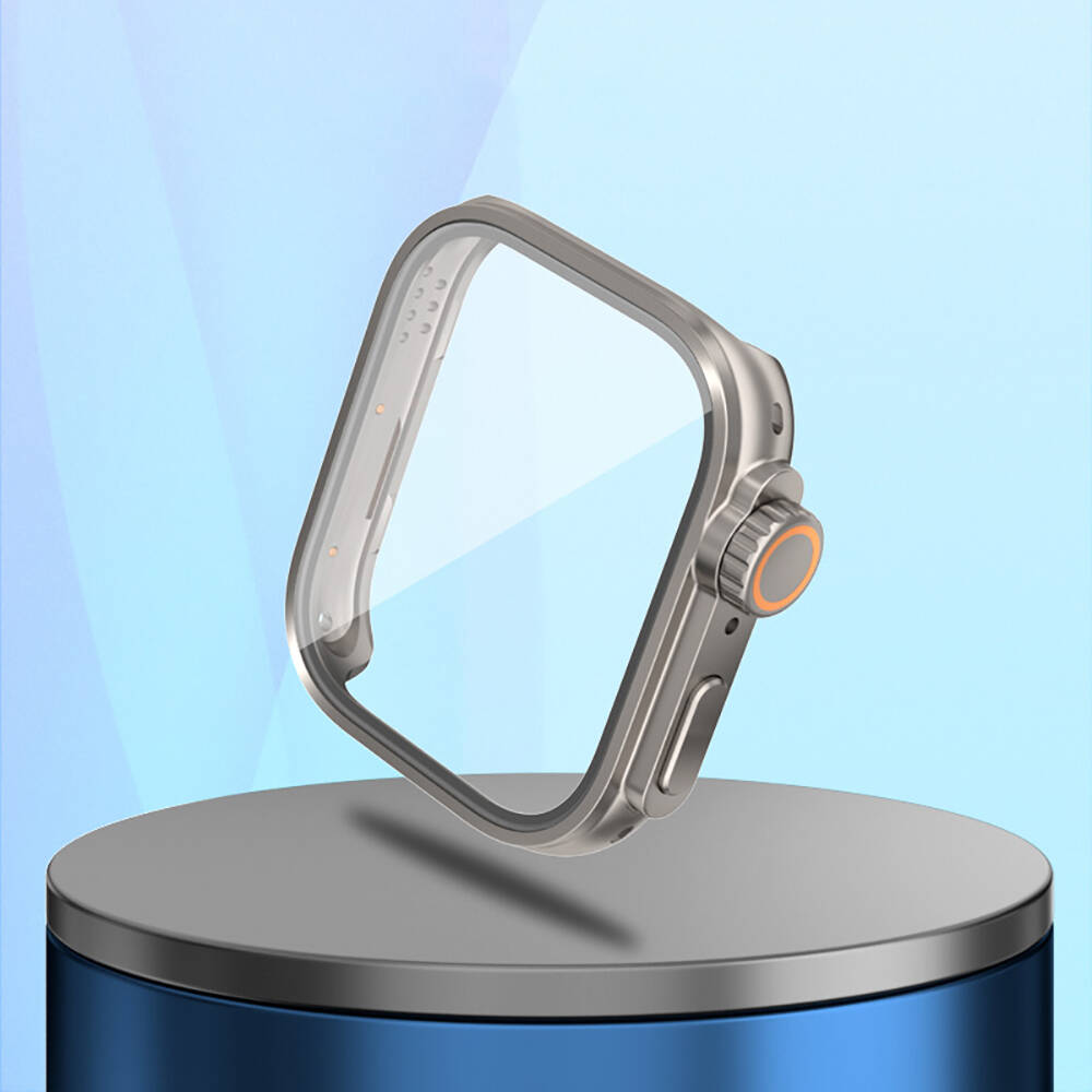 Huawei Watch Fit Uyumlu 3 to Apple Watch Ultra 49mm Kasa Dönüştürücü ve Ekran Koruyucu Zore Watch Gard 33 - 1