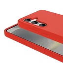 Samsung Galaxy S24 Plus Uyumlu Kılıf Magsafe Şarj Özellikli Sıvı Teknolojili Silinebilir Sert Zore Kivi Kapak - 1