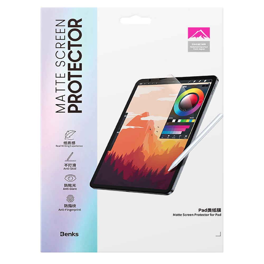 Apple iPad Pro 11 Uyumlu 2024 Kağıt Hisli Benks Mat Paper-Like Ekran Koruyucu - 1