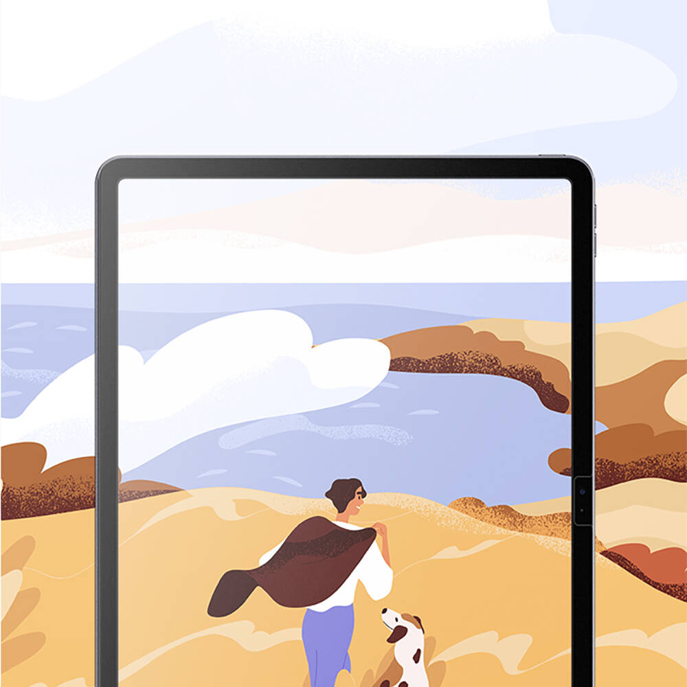 Apple iPad Pro 11 Uyumlu 2024 Kağıt Hisli Benks Mat Paper-Like Ekran Koruyucu - 2