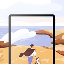 Apple iPad Pro 11 Uyumlu 2024 Kağıt Hisli Benks Mat Paper-Like Ekran Koruyucu - 2