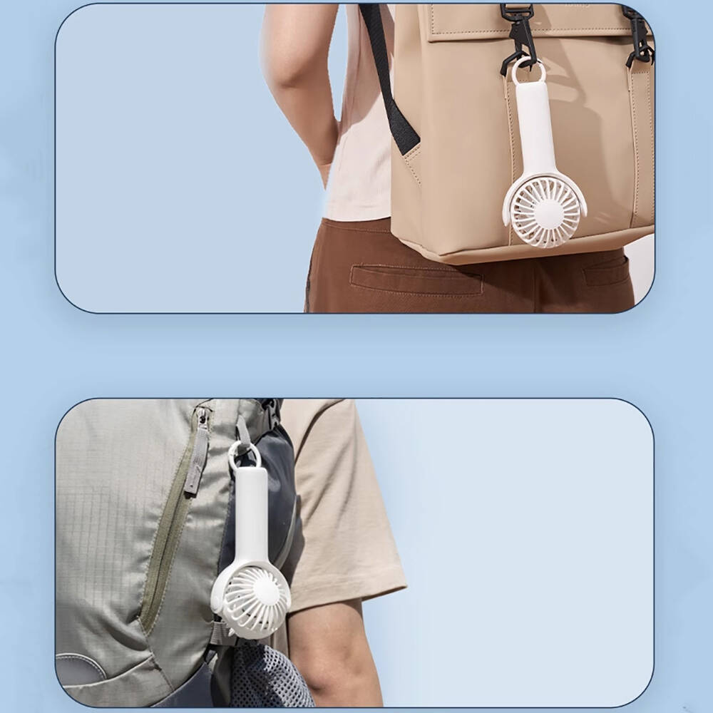 Wiwu Wi-FS08 Bubble Serisi Stand Olabilen Askılıklı Portatif Mini Vantilatör Soğutucu El Fanı - 7