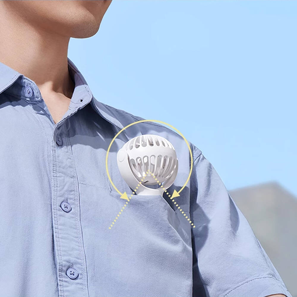 Wiwu Wi-FS08 Bubble Serisi Stand Olabilen Askılıklı Portatif Mini Vantilatör Soğutucu El Fanı - 8