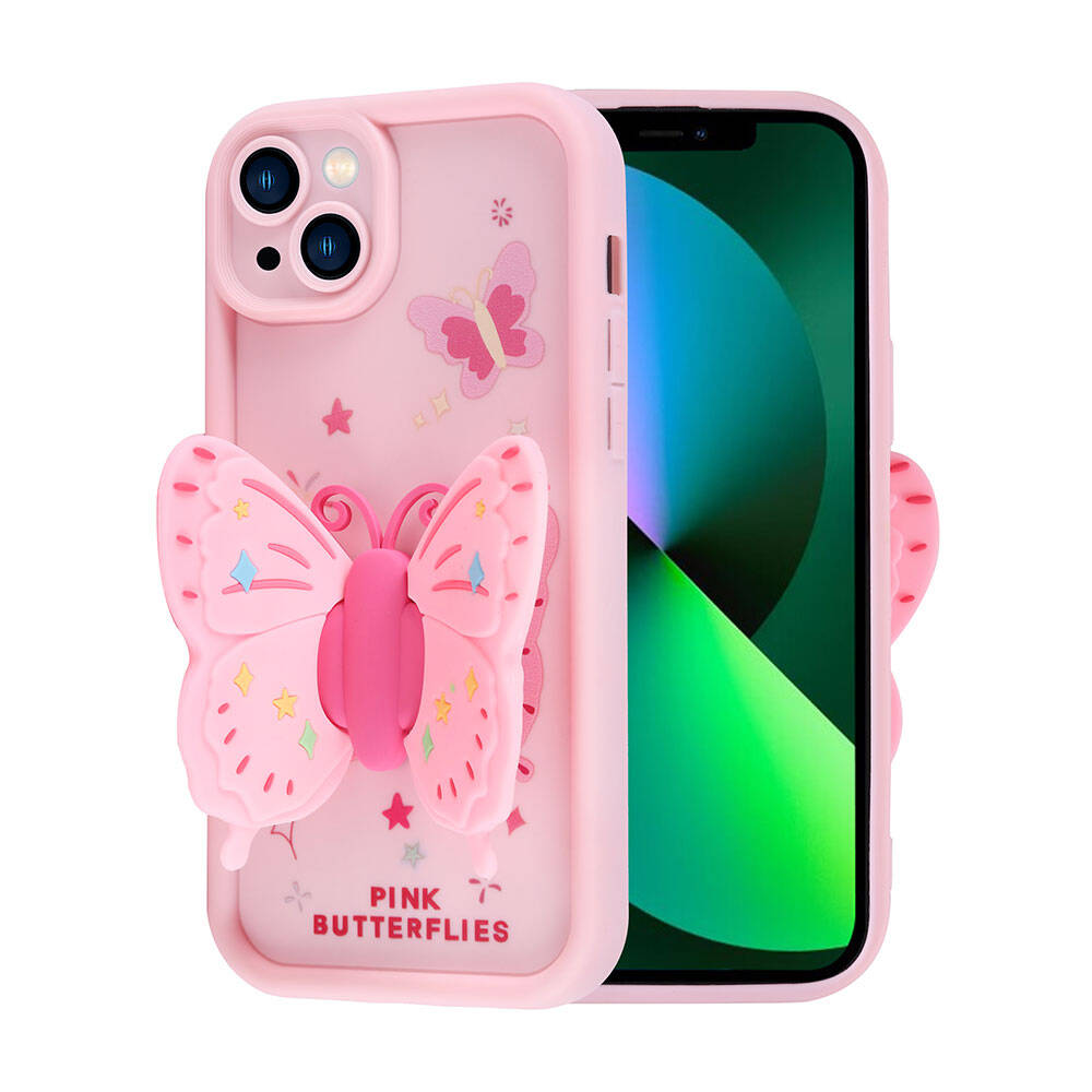 Apple iPhone 13 Uyumlu Kılıf Kamera Korumalı Figür Tasarımlı Zore Kapya Kapak - 1