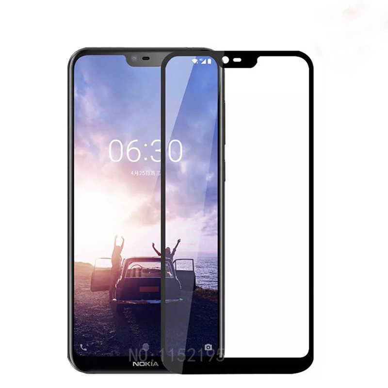 Nokia X6 Uyumlu Zore Kenarları Kırılmaya Dayanıklı Cam Ekran Koruyucu - 1