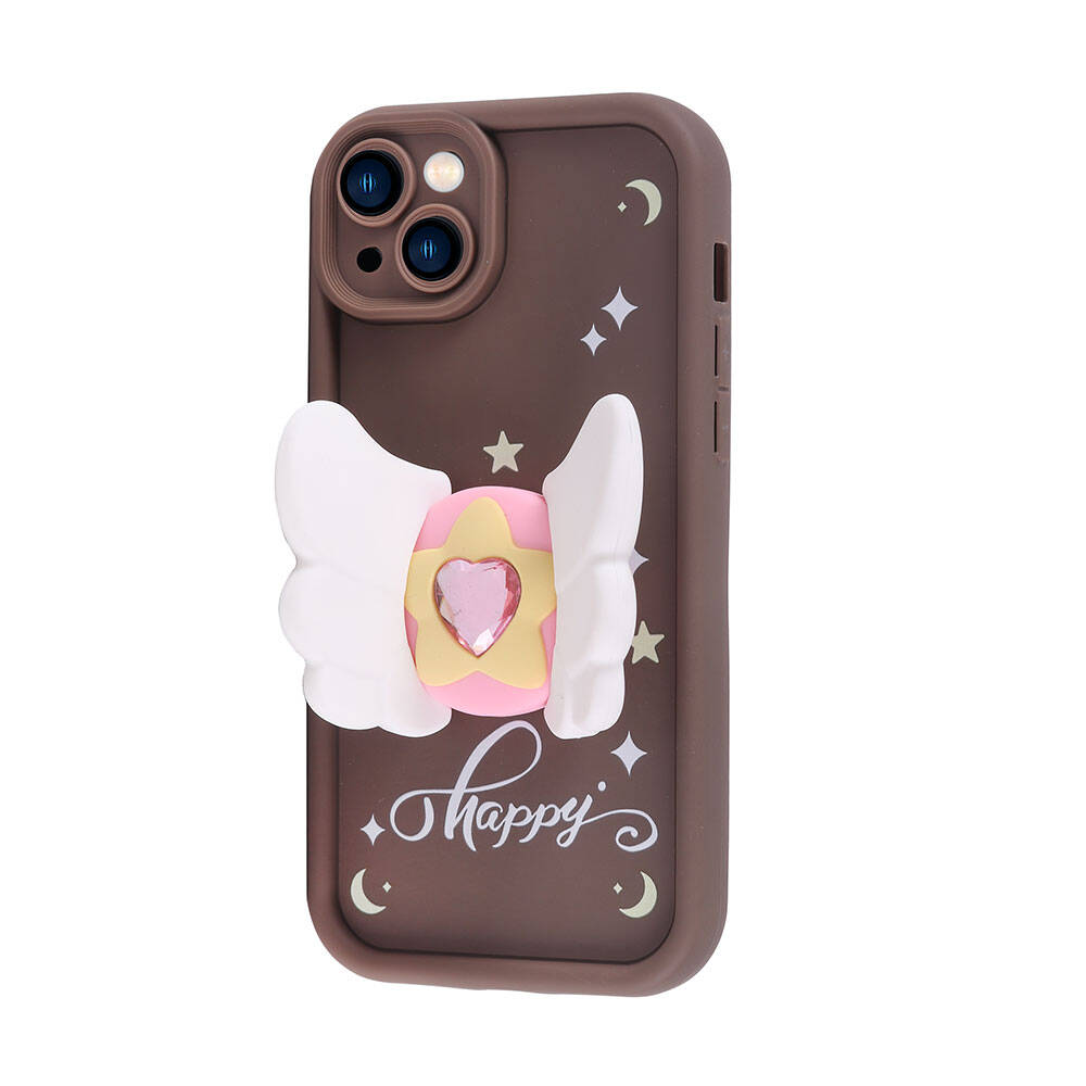 Apple iPhone 13 Uyumlu Kılıf Kamera Korumalı Figür Tasarımlı Zore Kapya Kapak - 4