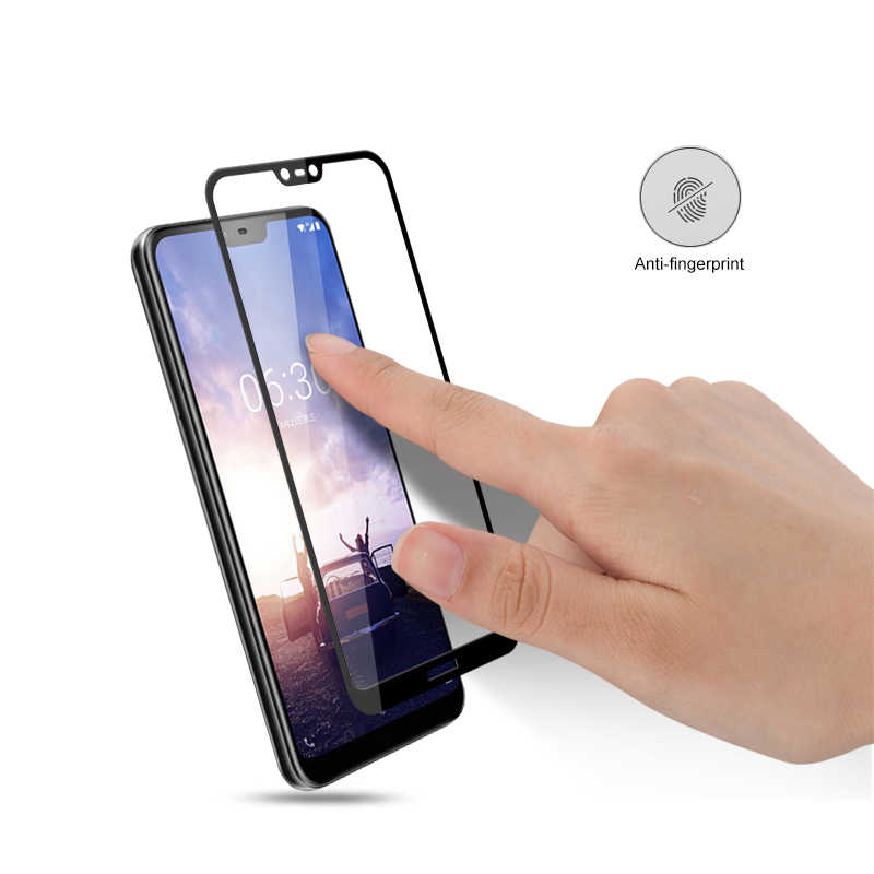 Nokia X6 Uyumlu Zore Kenarları Kırılmaya Dayanıklı Cam Ekran Koruyucu - 2