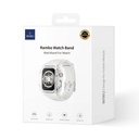 Apple Watch 42mm Uyumlu Wiwu Wi-WB013 Rambo Serisi 2in1 Şeffaf PC Kasa Koruyuculu Kauçuk Kordon - 14