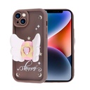 Apple iPhone 14 Uyumlu Kılıf Kamera Korumalı Figür Tasarımlı Zore Kapya Kapak - 1