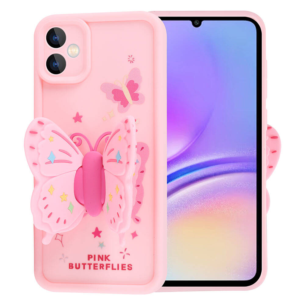 Samsung Galaxy A05 Uyumlu Kılıf Kamera Korumalı Figür Tasarımlı Zore Kapya Kapak - 5