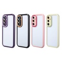 Samsung Galaxy S23 Uyumlu Kılıf Kamera Korumalı Renkli Kenar ve Çerçeve Tasarımlı Zore Vitamin Kapak - 1