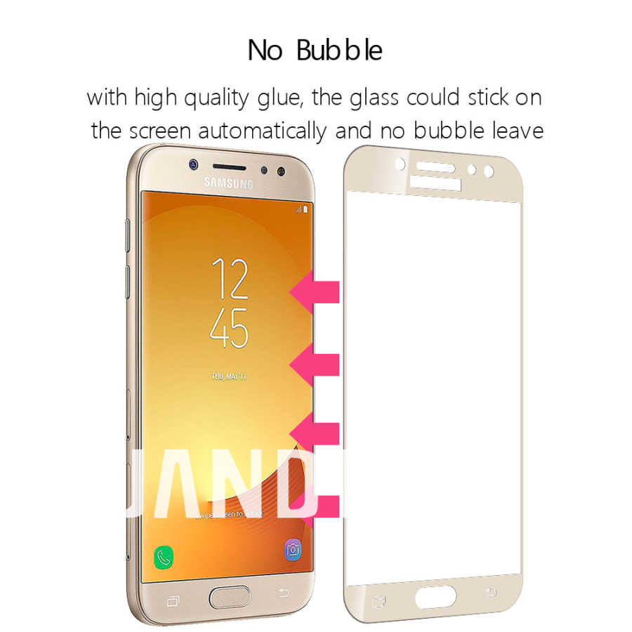 Samsung Galaxy J4 Uyumlu Zore Kenarları Kırılmaya Dayanıklı Cam Ekran Koruyucu - 2