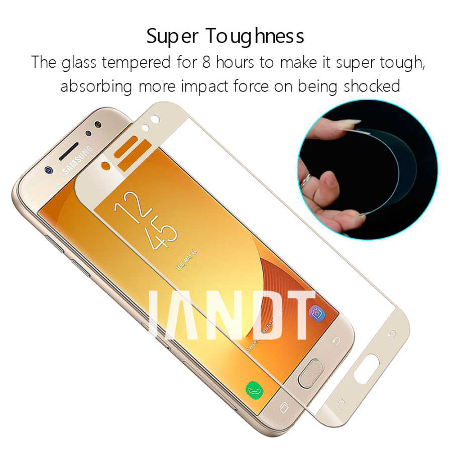 Samsung Galaxy J4 Uyumlu Zore Kenarları Kırılmaya Dayanıklı Cam Ekran Koruyucu - 3