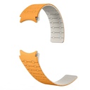 Samsung Galaxy Watch 6 40mm Uyumlu Zore KRD-111 20mm Çizgili Desenli Silikon Kordon - 1