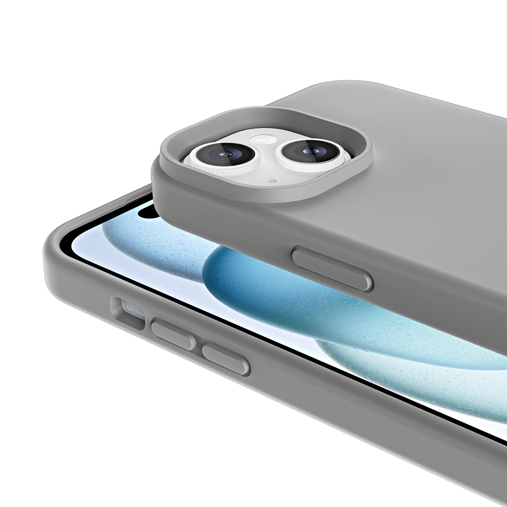 Apple iPhone 15 Uyumlu Kılıf Magsafe Şarj Özellikli Sıvı Teknolojili Silinebilir Sert Zore Kivi Kapak - 12