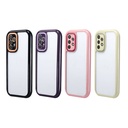 Samsung Galaxy A32 4G Uyumlu Kılıf Kamera Korumalı Renkli Kenar ve Çerçeve Tasarımlı Zore Vitamin Kapak - 1