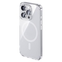 Apple iPhone 15 Pro Max Uyumlu Kılıf Magsafe Şarj Özellikli Airbagli Şeffaf Benks LucentPro Serisi Kapak - 4