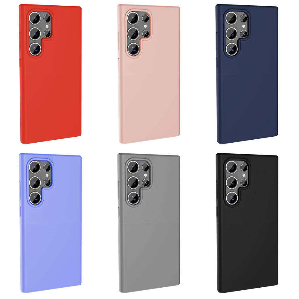 Samsung Galaxy S23 Ultra Uyumlu Kılıf Magsafe Şarj Özellikli Sıvı Teknolojili Silinebilir Sert Zore Kivi Kapak - 13