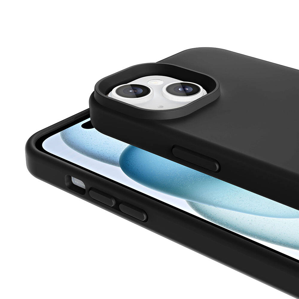 Apple iPhone 15 Plus Uyumlu Kılıf Magsafe Şarj Özellikli Sıvı Teknolojili Silinebilir Sert Zore Kivi Kapak - 1
