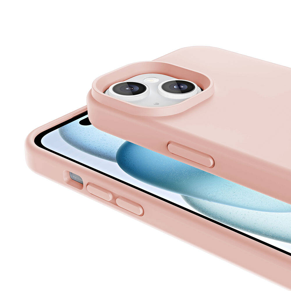 Apple iPhone 15 Plus Uyumlu Kılıf Magsafe Şarj Özellikli Sıvı Teknolojili Silinebilir Sert Zore Kivi Kapak - 2