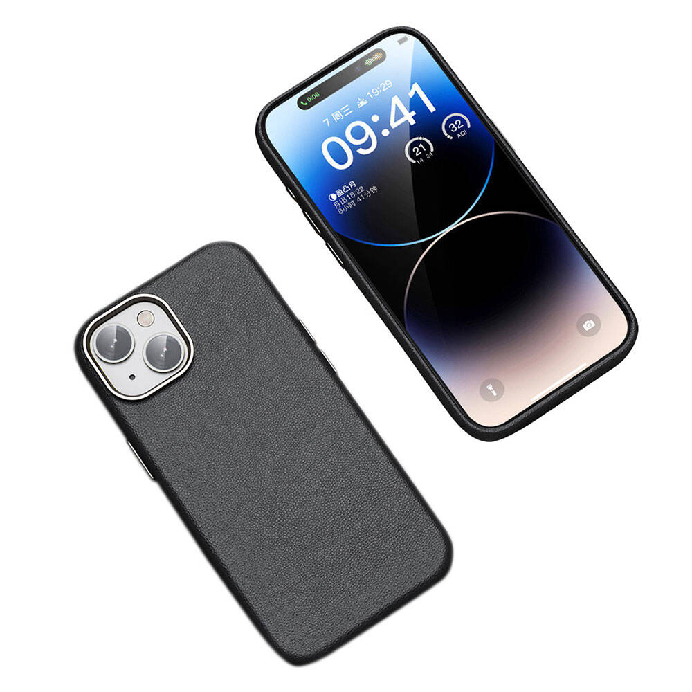 Apple iPhone 14 Uyumlu Kılıf Magsafe Şarj Özellikli PU Deri Zore Adora Kapak - 7