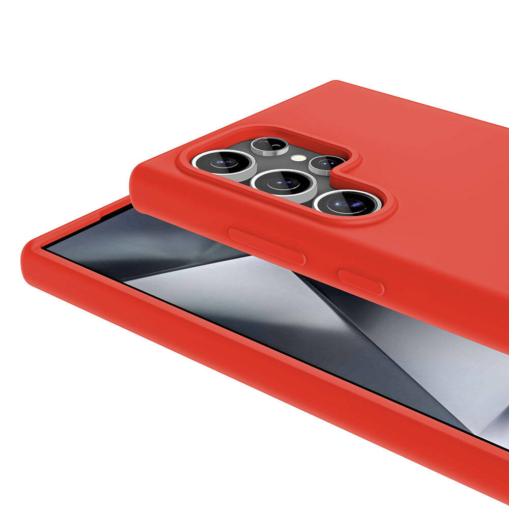 Samsung Galaxy S24 Ultra Uyumlu Kılıf Magsafe Şarj Özellikli Sıvı Teknolojili Silinebilir Sert Zore Kivi Kapak - 1